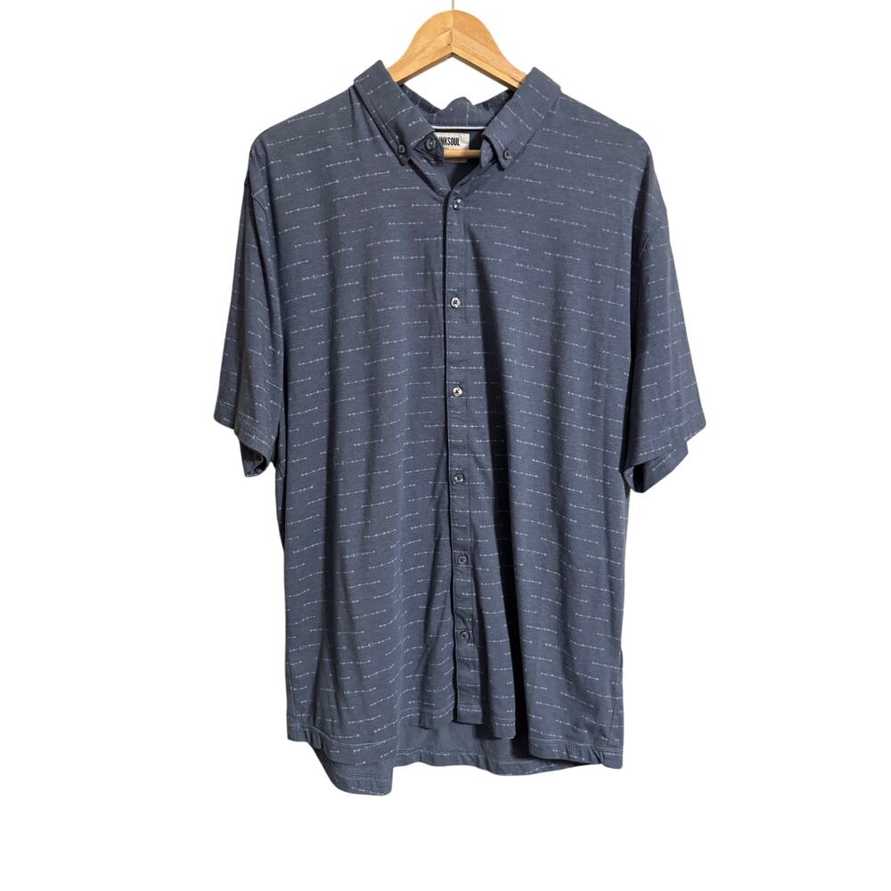 LinkSoul Soft Cotton Button Down Golf Shirt XXL